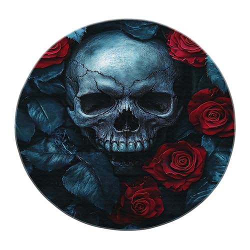 BYLEEHOMED Gothic Teppiche für den Eingangsbereich Gothic Weiß Skelett Bereich Teppich Maschinenwaschbar Rutschfester weicher großer Teppich Halloween Schädel Wohnkultur 60 cm BYLEEHOMED Gothic Teppiche für den Eingangsbereich Gothic Weiß Skelett Bereich Teppich Maschinenwaschbar Rutschfester weicher großer Teppich Halloween Schädel Wohnkultur 60 cm von BYLEEHOMED