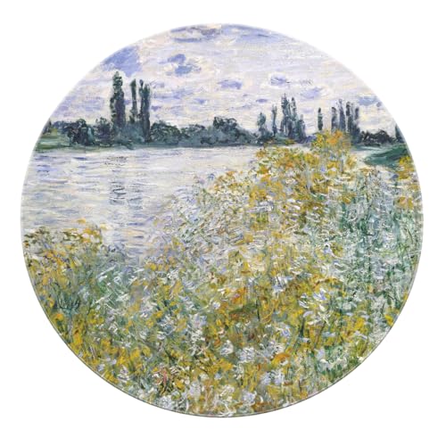 BYLEEHOMED Landschaftskreisteppich 150 cm weicher niedriger Flor Insel der Blumen auf Siene Muster Rutschfester runder Teppich für Wohnzimmer Ankleidebereich Dekor BYLEEHOMED Landschaftskreisteppich 150 cm weicher niedriger Flor Insel der Blumen auf Siene Muster Rutschfester runder Teppich für Wohnzimmer Ankleidebereich Dekor von BYLEEHOMED