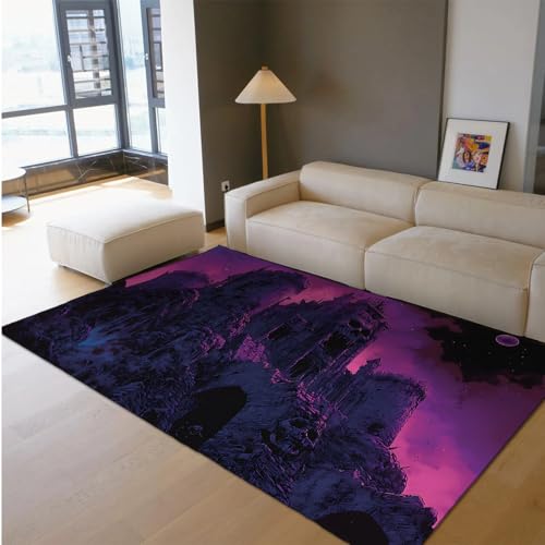 BYLEEHOMED Vintage Castle Teppich Eingangsbereich Kleiner Teppich Waschbar Dünn Dunkel Academia Viktorianische Gotik Flachflor Bereich Teppiche mit Gummirücken 140x200cm BYLEEHOMED Vintage Castle Teppich Eingangsbereich Kleiner Teppich Waschbar Dünn Dunkel Academia Viktorianische Gotik Flachflor Bereich Teppiche mit Gummirücken 140x200cm von BYLEEHOMED