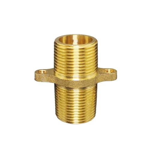 BYLSAGWHT 1/2" 3/4" 1" Male Hex Brass Pipe Fitting Nipple Connector Joint Adapter Coupler Water Fuel Gas (G1) von BYLSAGWHT