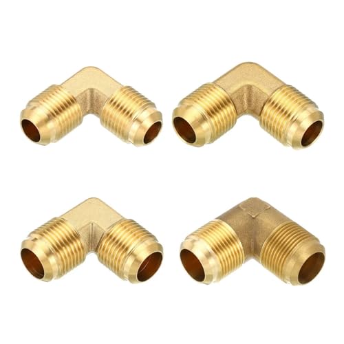 BYLSAGWHT 1/4 3/8 1/2 3/4 Male Flare 45 Degree L Elbow Fitting (1I4 SAE) von BYLSAGWHT