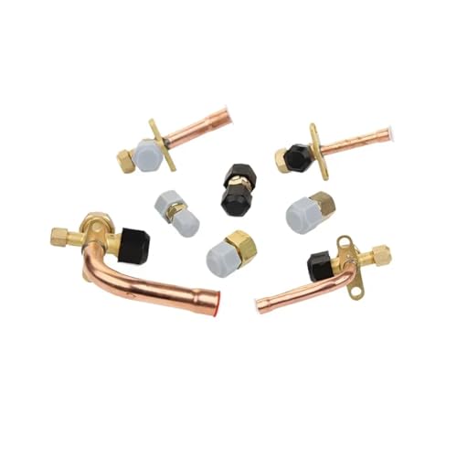 BYLSAGWHT 1/4 3/8 1/2 5/8 3/4 Zoll SAE Female Male End Cap Dust for Air Conditioner Stop Valve(9) von BYLSAGWHT