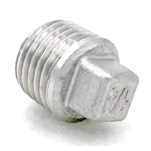 BYLSAGWHT 1/4"" BSP Male Threaded Connection 304 Stainless Steel Pipe Fitting Countersunk Square Head Operating Pressure 2.5 Mpa BYLSAGWHT 1/4"" BSP Male Threaded Connection 304 Stainless Steel Pipe Fitting Countersunk Square Head Operating Pressure 2.5 Mpa von BYLSAGWHT