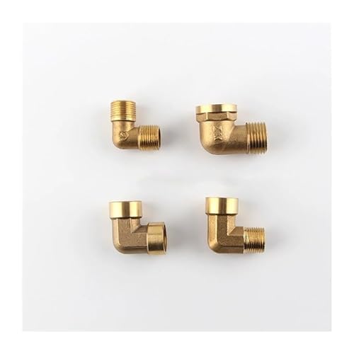 BYLSAGWHT 1/8" 1/4" 3/8" 1/2" 3/4" Male Female Thread 90 Degree Elbow Brass Pipe Fitting Coupling Joint(F BSP3I4-M BSP1I2) von BYLSAGWHT