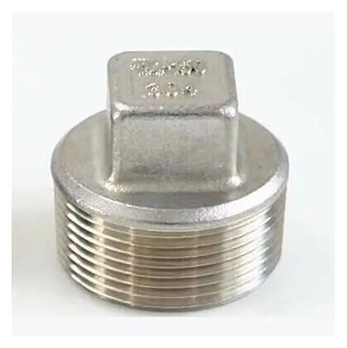 BYLSAGWHT 1.1/4"" BSP Male Threaded Connection 304 Stainless Steel Pipe Fitting Countersunk Square Head Operating Pressure 2.5 Mpa BYLSAGWHT 1.1/4"" BSP Male Threaded Connection 304 Stainless Steel Pipe Fitting Countersunk Square Head Operating Pressure 2.5 Mpa von BYLSAGWHT