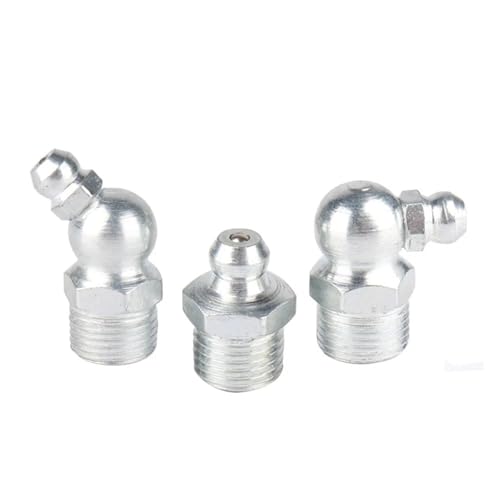 BYLSAGWHT 10 Stück M6 M8 M10 M12 M14 Male Gerade Elbow Type Hydraulic Oil Nipple Tube Pipe Fitting (Straight, M10x1) von BYLSAGWHT