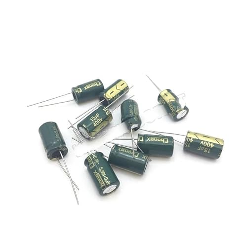 BYLSAGWHT 10 pcs Aluminum electrolytic Capacitor 15 uF 400 V 10 * 17 mm frekuensi tinggi Radial Electrolytic kapasitor von BYLSAGWHT