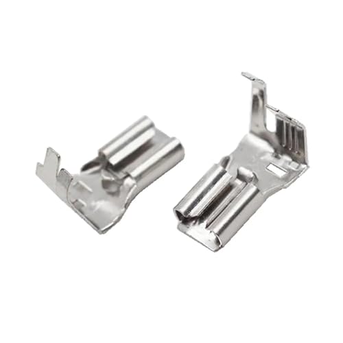 BYLSAGWHT 100 PCS 6.3 Series Automotive Connector Terminals High Terminals Socket DJ6225-J6.3D von BYLSAGWHT