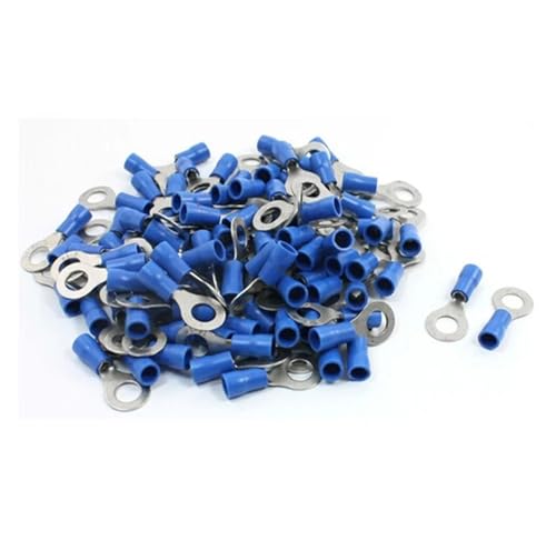 BYLSAGWHT 1000pcs RV2-6 1/4" Pre Insulated Ring Type Terminals for AWG 16-14 Wire Connector BYLSAGWHT 1000pcs RV2-6 1/4" Pre Insulated Ring Type Terminals for AWG 16-14 Wire Connector von BYLSAGWHT
