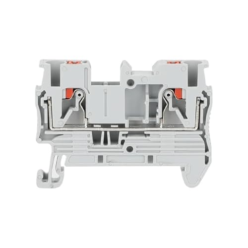 BYLSAGWHT 100pcs Type Fast Wiring Arrangement Connector PT2.5 Din Rail Combined Push In Spring Screwless Terminal Block von BYLSAGWHT