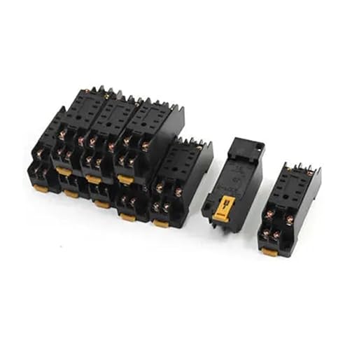 BYLSAGWHT 10pcs PYF08A 8 Pins Screw Terminals Power Relay Socket Base for HH52P MY2J BYLSAGWHT 10pcs PYF08A 8 Pins Screw Terminals Power Relay Socket Base for HH52P MY2J von BYLSAGWHT