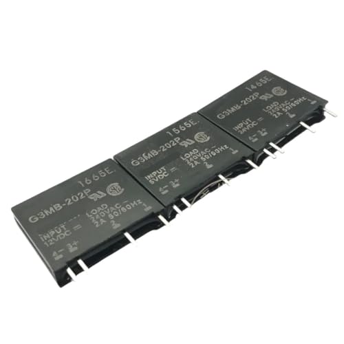 BYLSAGWHT 10pcs Relay G3MB-202P-5VDC PCB SSR In 5VDC,Out 240V AC 2A von BYLSAGWHT