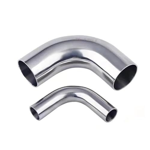 BYLSAGWHT 1PC 76x2mm 304 Stainless OD Elbow 90 Degree Elbow Lengthen Welding Pipe Connection Fitting von BYLSAGWHT