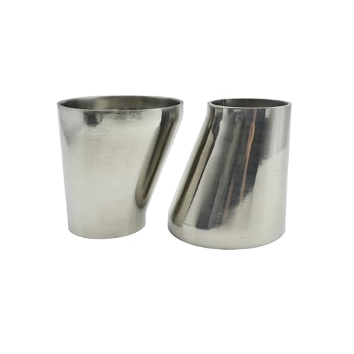 BYLSAGWHT 1PC SS304 Stainless Steel 57mm to 32mm Butt Welded Eccentric Reducer Pipe Fittings von BYLSAGWHT