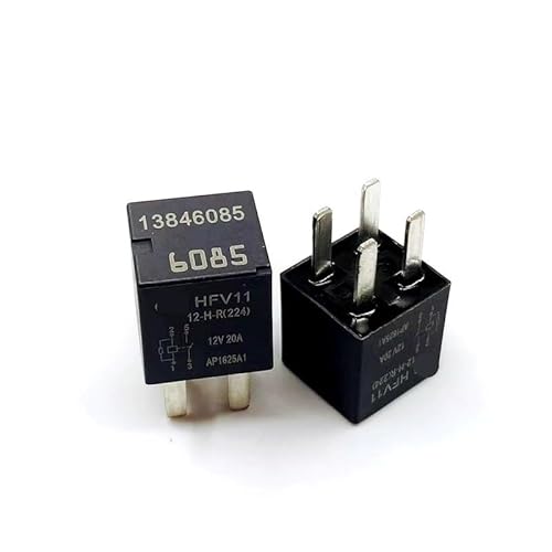 BYLSAGWHT 1pcs/Lot Relay:13846085 12V 20A 4pins 6085 HFV11 12-H-R Automobile Fuse Box Relay BYLSAGWHT 1pcs/Lot Relay:13846085 12V 20A 4pins 6085 HFV11 12-H-R Automobile Fuse Box Relay von BYLSAGWHT