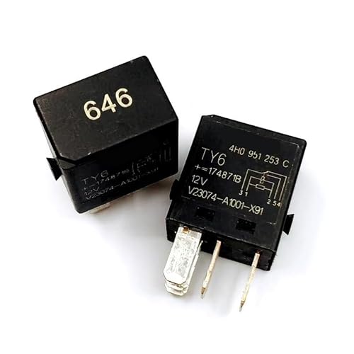 BYLSAGWHT 1pcs/Lot Relay:4H0 951 253 C V23074-A1001-X91 12V NO.646 Relay von BYLSAGWHT