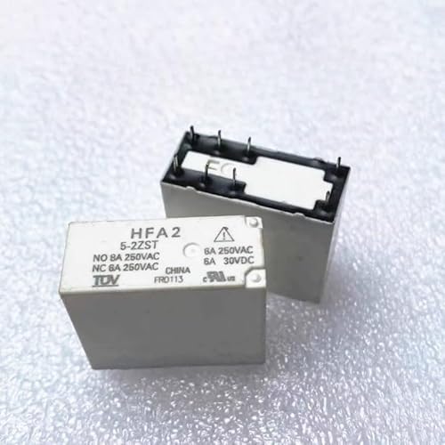 BYLSAGWHT 1pcs/Lot Relay:HFA2 5-2ZST 5V 6V 8pins 8A von BYLSAGWHT