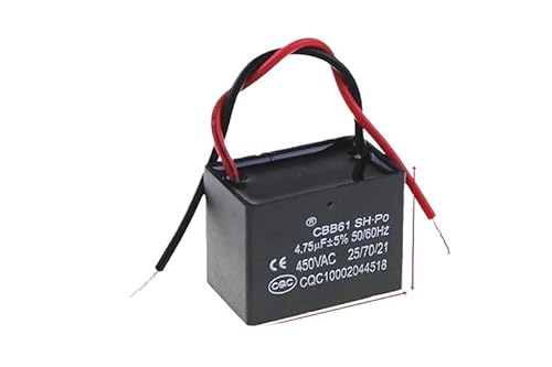 BYLSAGWHT 1pcs CBB61 4.75uF 450VAC Starting capacitance AC Fan Capacitor CBB Electronic Starter Run Capacitor BYLSAGWHT 1pcs CBB61 4.75uF 450VAC Starting capacitance AC Fan Capacitor CBB Electronic Starter Run Capacitor von BYLSAGWHT