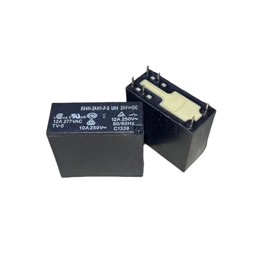 BYLSAGWHT 2PCS Relay 6 pin 894H-2AH1-F-S U04 24VDC 12A von BYLSAGWHT