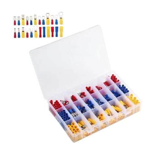 BYLSAGWHT 400pcs Cold Pressed terminal Set 30 terminal Box Cold Pressed terminal Combination BYLSAGWHT 400pcs Cold Pressed terminal Set 30 terminal Box Cold Pressed terminal Combination von BYLSAGWHT