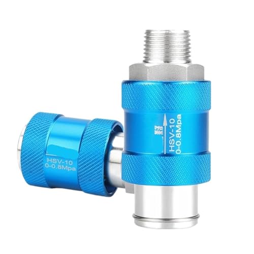 BYLSAGWHT 5 Stück Air Flow Switch Hand Slide Valve Manual Passing Control (AT Type HSV-08B-SF) von BYLSAGWHT