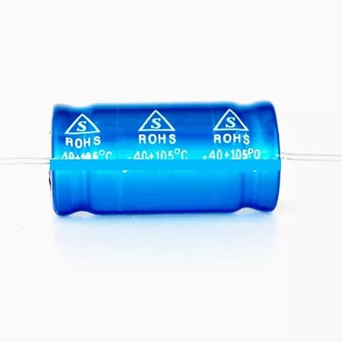BYLSAGWHT 5PCS High Pitched Speaker Infinite Axial Capacitor Divider Capacitor 100V10UF von BYLSAGWHT