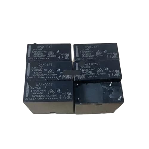 BYLSAGWHT 5PCS Relay H2AK024T 10A 4PIN 24VDC von BYLSAGWHT