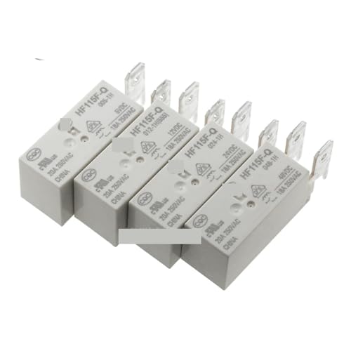 BYLSAGWHT 5pcs/Lot HF115F-Q-005-1H HF115F-Q-012-1H HF115F-Q-024-1H HF115F-Q-048-1H HF115F Q 012 024 1H 5V 12V 24V 48V Power Relay(HF115F-Q-012-1H) von BYLSAGWHT
