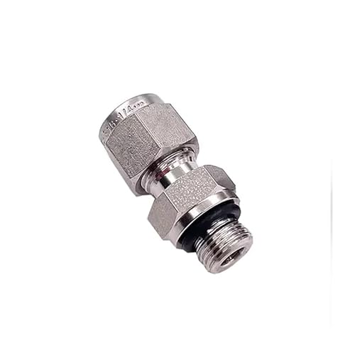 BYLSAGWHT 6mm 8mm 10mm 12mm Tube x 1/8" 1/4" 3/8" 1/2" 3/4" BSPP Male Compression Union 316 Stainless Steel Pipe Fitting Adapter Joint(1I4 Inch-BSPP1I4) von BYLSAGWHT