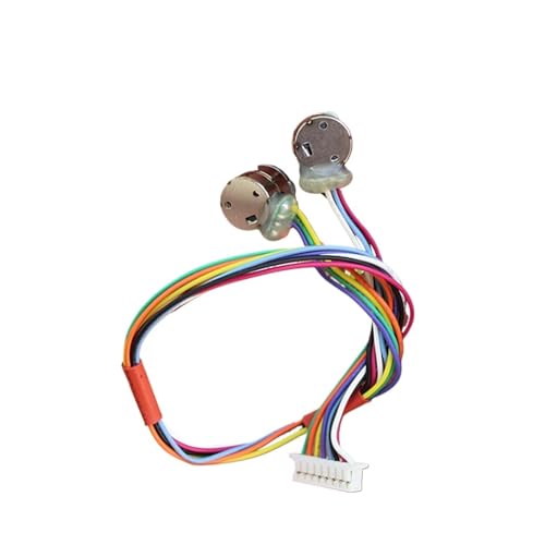 BYLSAGWHT A Pair Stepper Electronic Starter Small 8mm 2-Phase 4-Wire Stepper Electronic Starter Precision with Copper Gear and Connecting Wire BYLSAGWHT A Pair Stepper Electronic Starter Small 8mm 2-Phase 4-Wire Stepper Electronic Starter Precision with Copper Gear and Connecting Wire von BYLSAGWHT
