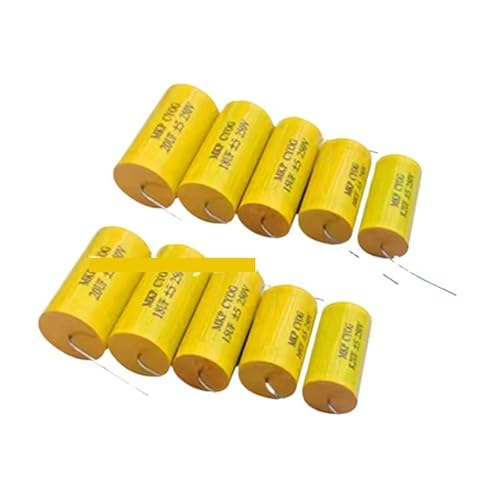 BYLSAGWHT Axial Capacitor 250V4.7UF 475 5PCS von BYLSAGWHT