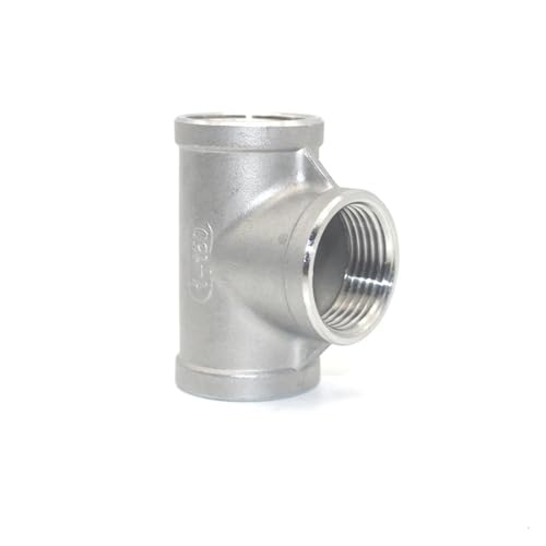 BYLSAGWHT BSP Thread 304 Stainless Steel DN25 internal Thread 3-Way Female Thread Joint Accessory 1" BYLSAGWHT BSP Thread 304 Stainless Steel DN25 internal Thread 3-Way Female Thread Joint Accessory 1" von BYLSAGWHT