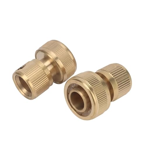 BYLSAGWHT Brass 3/4" Pipe Quick Connector Waterstop Quick Compling 19mm Pipe Connection Adapter Faucet Car Wash Water Pipe Fittings (Follow Me Cheaper-) von BYLSAGWHT