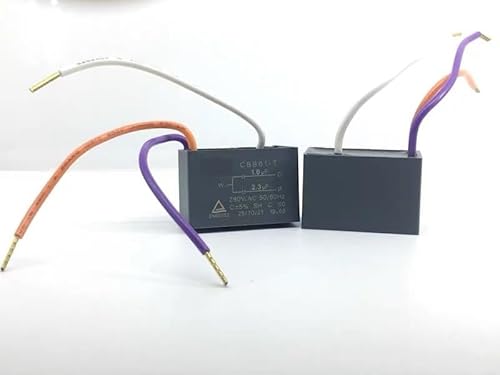 BYLSAGWHT Ceiling Fan Capacitor CBB61 1.6UF+2.3UF 3 Wire 280V 50/60Hz Electronic Starter Running Capacitor von BYLSAGWHT