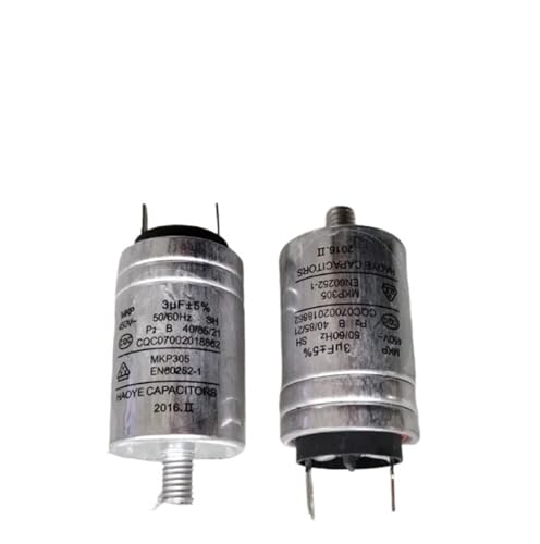 BYLSAGWHT Dish Washer Aluminum housing 3UF Capacitor with 2 pins 450VAC von BYLSAGWHT