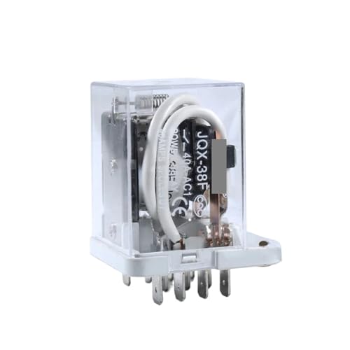 BYLSAGWHT JQX-38F 3Z DC12V DC24V AC110V AC220V Coil 40A Power Relay Intermediate Relay Electromagnetic Relay 3PDT 11 Pin von BYLSAGWHT
