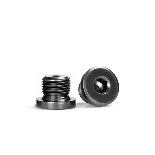 BYLSAGWHT Metric Male Thread Carbon Steel Hex Socket Head Flange End Cap Plug Pipe Fitting Adapter Connector(BSPP1l2) von BYLSAGWHT