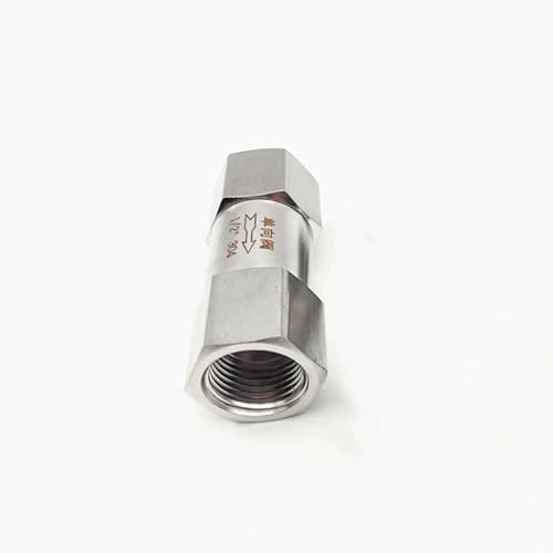 BYLSAGWHT NPT Female Thread 304 Stainless Steel Split Type Check Valve One Way Non-Return Valve Adapter Connector(NPT1I4) von BYLSAGWHT