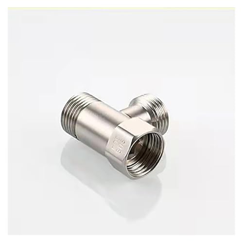 Bidet T-Adapter Einstellbares Umstellventil T-Typ G1/2 T-Ventil Edelstahl Wassereinlass WC Bidet Spezieller 3-Wege-Umsteller Bidet T-Adapter Einstellbares Umstellventil T-Typ G1/2 T-Ventil Edelstahl Wassereinlass WC Bidet Spezieller 3-Wege-Umsteller von BYLSAGWHT