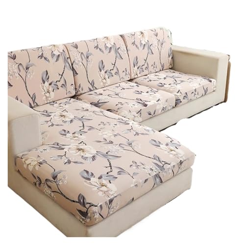 BYLYUIVN Sofa überzug Elastischer Sofa-Sitzkissenbezug for Wohnzimmer, Couchbezug, Sofa-Schonbezug, Sessel-Sitzbezug, Ecke, L-Form, waschbar, abnehmbar(15,Enlarge Size(M)-1pc) von BYLYUIVN