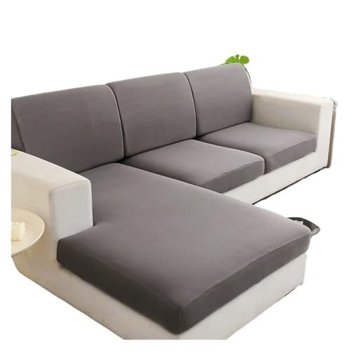BYLYUIVN Sofa überzug Elastischer Sofa-Sitzkissenbezug for Wohnzimmer, Couchbezug, Sofa-Schonbezug, Sessel-Sitzbezug, Ecke, L-Form, waschbar, abnehmbar(19,Enlarge Size(L)-1pc) von BYLYUIVN