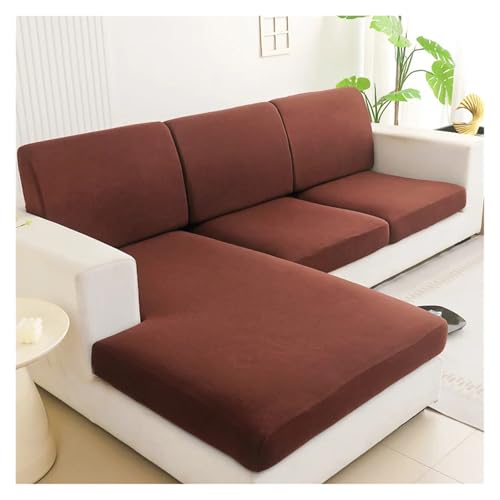 BYLYUIVN Sofa überzug Elastischer Sofa-Sitzkissenbezug for Wohnzimmer, Couchbezug, Sofa-Schonbezug, Sessel-Sitzbezug, Ecke, L-Form, waschbar, abnehmbar(20,Back Cushion-1pc) von BYLYUIVN