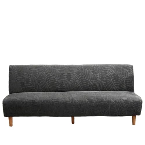 BYLYUIVN Sofa überzug Wasserdichter Sofabezug fürs Bett, faltbar, ohne Armlehnen, Sofabezug, Stretch, Dicke Sofabezüge, Sesselbezug, Schutz(Dark Grey,M 160-190CM) von BYLYUIVN