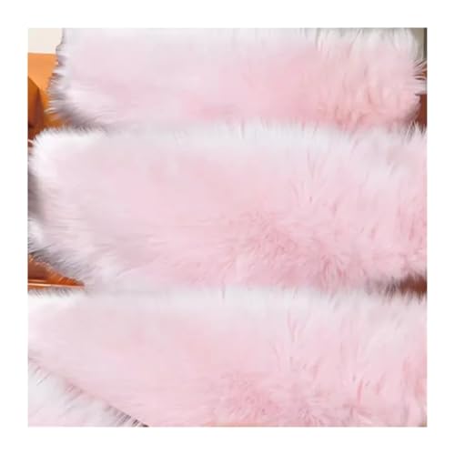 BYLYUIVN Treppenstufen Teppich 2PCS Treppenmatten for Holzmarmortreppenmattenteppich Nicht klebender Selbstklebender rotierender Stummteppich rechteckig(Pink,24x65cm) von BYLYUIVN