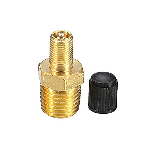 1/4 Zoll NPT Luftventil Tank Füllventil Messing Luftkompressor Tank Füllventil Schrader Messing Ventile mit Kunststoffkappe Messing Reifen Luftkompressor Tank Füllventile für Auto LKW PKW, 1 Stück 1/4 Zoll NPT Luftventil Tank Füllventil Messing Luftkompressor Tank Füllventil Schrader Messing Ventile mit Kunststoffkappe Messing Reifen Luftkompressor Tank Füllventile für Auto LKW PKW, 1 Stück von BYNYXI