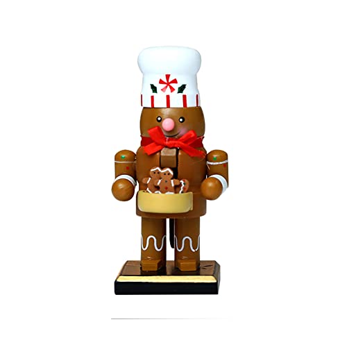 16cm Nussknacker Weihnachten, Soldier Nussknacker Figur Weihnachten Soldier Nussknacker Klassischer Weihnachts Nussknacker Soldat Ornamente Puppe Holzfigur Nußknacker Tischdeko für Weihnachten von BYNYXI