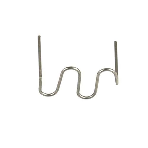 500 Stück Plastik Schweißen Heiße Heftklammern, 0.6mm/0.8mm Schweißstäbe Klammern Plastik Schweißen Heiße Heftklammern Stahl Hot Staples Welder Staple für Autostoßstange Rissreparatur Heißklammern von BYNYXI