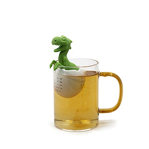 Dinosaurier Teesieb - Silikon Teeei Undichter Teefilter - Lustige Baby Dinosaurier Lebensmittelechtes Silikon Teebeutel Aufgussset Filter Diffusor Tea Ei Sieb Dinosaurier Teesieb - Silikon Teeei Undichter Teefilter - Lustige Baby Dinosaurier Lebensmittelechtes Silikon Teebeutel Aufgussset Filter Diffusor Tea Ei Sieb von BYNYXI
