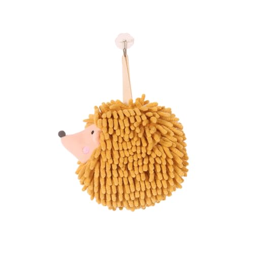 BYNYXI Niedliche Tier Handtücher, weiche Kinderhandtuch Saugfähig Mikrofaser Chenille Handtuch schnell trocknende Baby Badetuch Duschtuch Chenille Ball Handtücher für Küche Badezimmer-17cmx17cm von BYNYXI