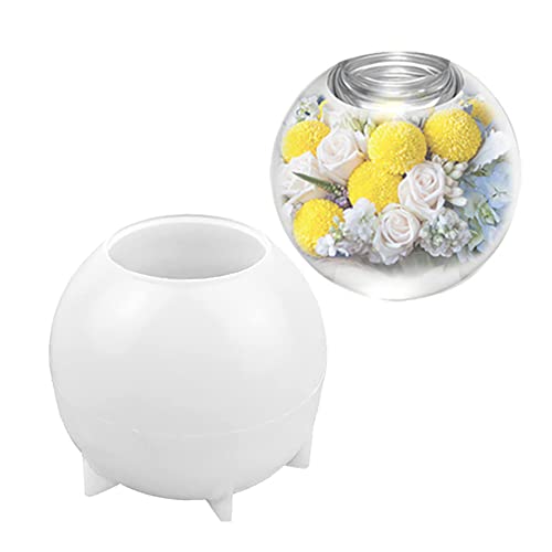 BYNYXI Silikonform Teelichthalter Rund, DIY Kugel Kerzenständer Herstellung Kristall Epoxidform Teelichthalter Runde Candle Hoder Display Gießformen Kerzenhalter für Wohnzimmer Desktop-10.5cmx9.4cm BYNYXI Silikonform Teelichthalter Rund, DIY Kugel Kerzenständer Herstellung Kristall Epoxidform Teelichthalter Runde Candle Hoder Display Gießformen Kerzenhalter für Wohnzimmer Desktop-10.5cmx9.4cm von BYNYXI